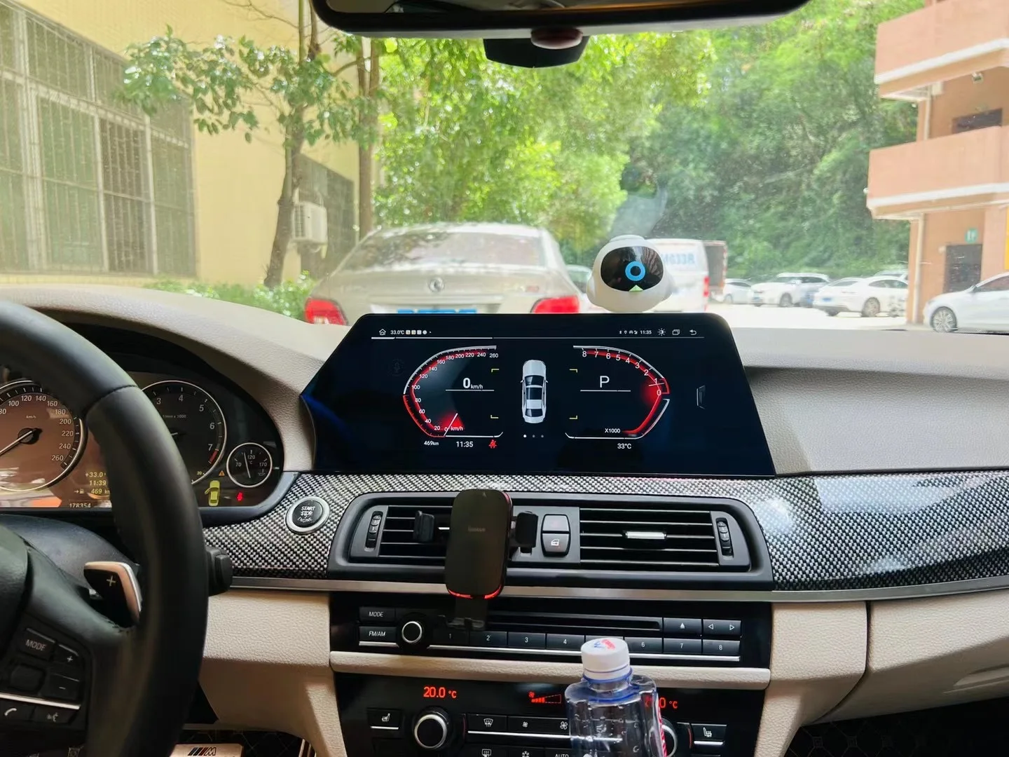 12.3'Carplay For Bmw 5 Series F10 Android 13 GPS navigation Multimedia Player Wireless Car Radio Head Unit HD Blu-ray Screen