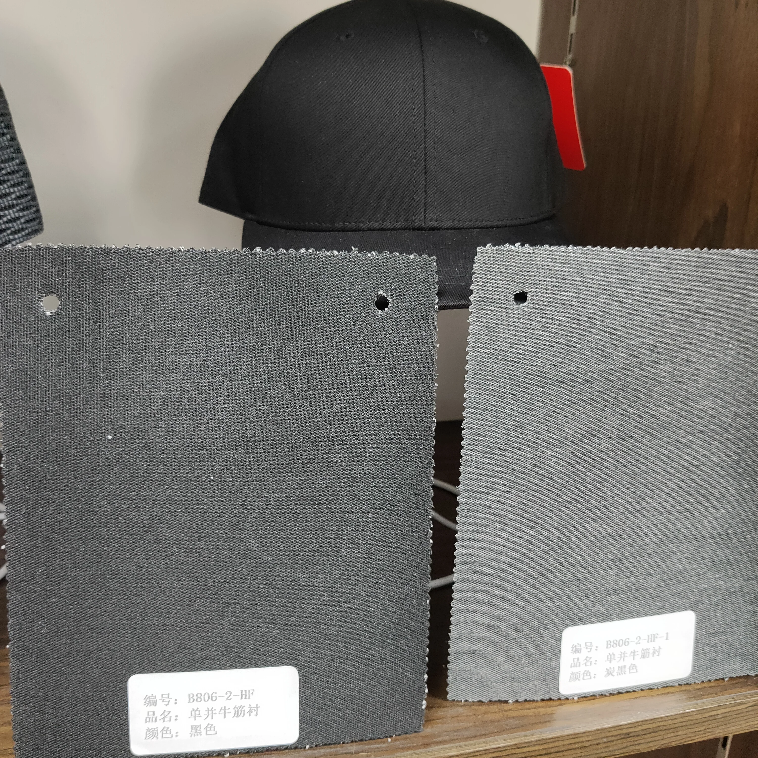 woven interlining fabric for caps