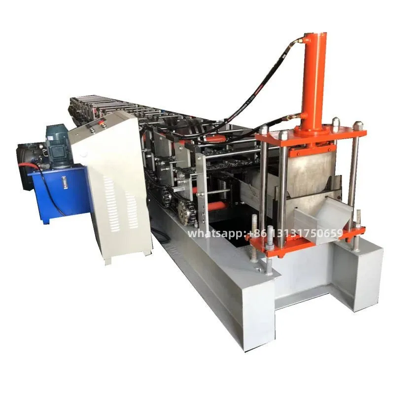 Seamless Bending K type Aluminum rain Gutter downspout roll forming Machine