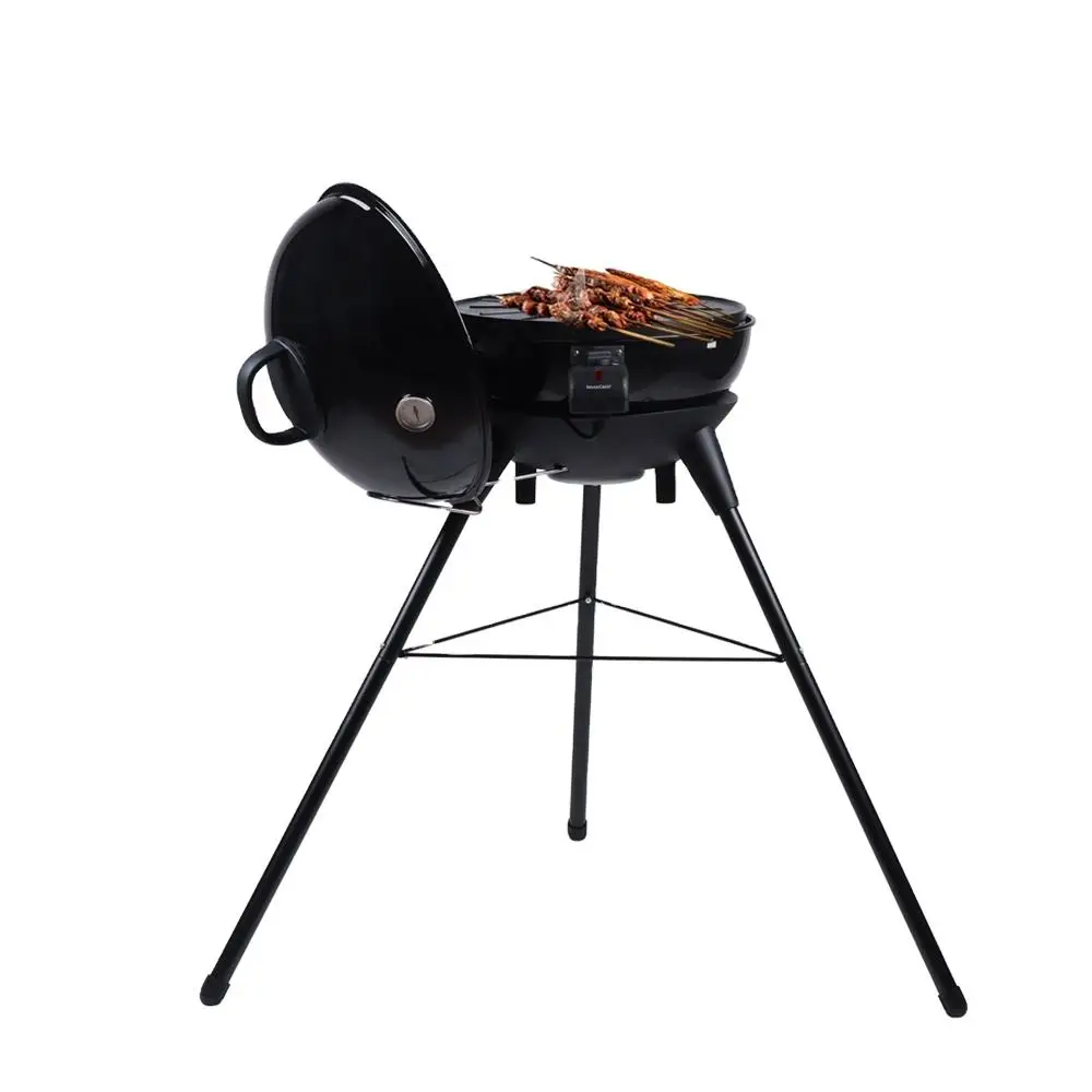 20 Inch 2 In 1 Electric Grill Smokeless 230v Electric Barbecue Grill Electric Bbq Kettle Grills