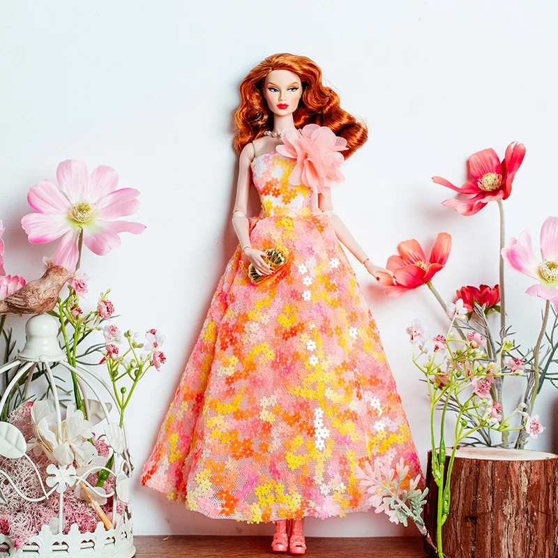 Exclusive High Quality Design Doll Clothes Doll Accessories Clothing Chinese Traditional Embroidery Clothes For Dolls