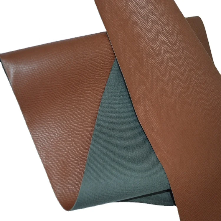Faux Suede Upholstery Fabric PU Synthetic Leather Suede Material Finished Brown for Sofa Material 0.8-1.2MM Nonwoven 15 Days 6P