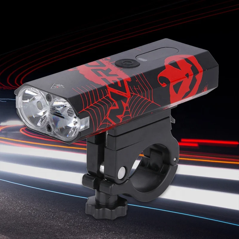 MEROCA 3000mAh Bike Light Front USB Rechargeable Smart Sensing Mtb Road Bicycle Headlight Waterproof Bicycle Light Front Flashli