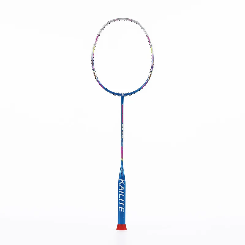 Home school children adult men and women sports entertainment carbon aluminum iron alloy badminton racket double shot set