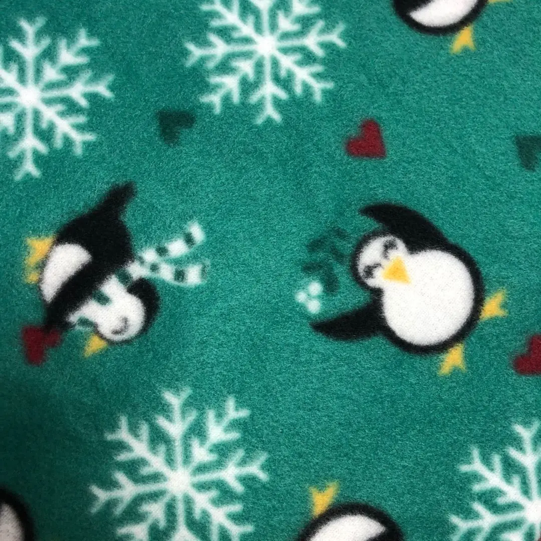 
cheap Chinese supplier double side brushed printed polar fleece fabric anti pilling for baby blanket and pajama 