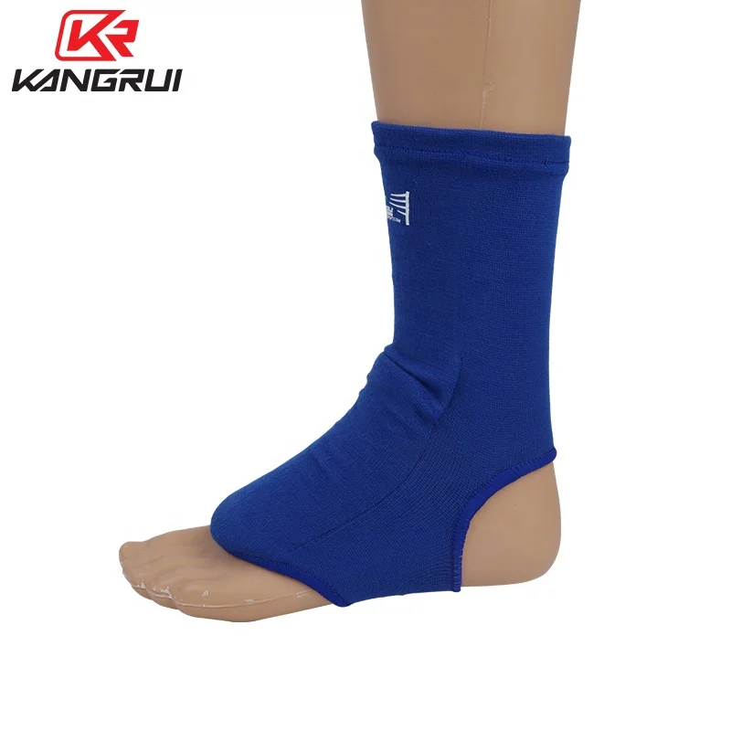 Custom Printed Logo/Label Support MMA Shin Insteps Guards knitted Padded Shin Instep