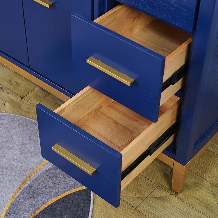 Nordic глянцевый водонепроницаемый столешница широкий Комплект органайзер из массива дерева роскошный шкаф для ванной комнаты