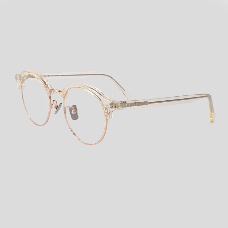 
High Quality Transparent Eyeglasses Frame Acetate Optical Glasses Frame 