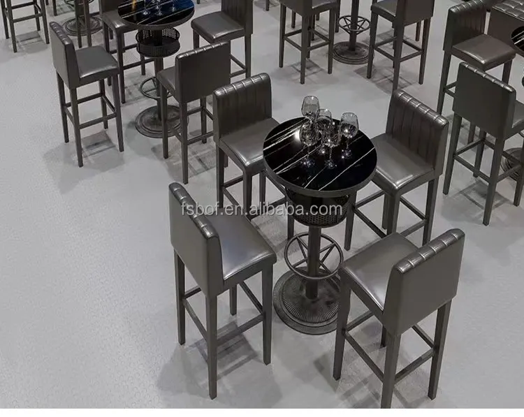modern commerical furniture round bar table high chair cheap long narrow bar tables and chairs