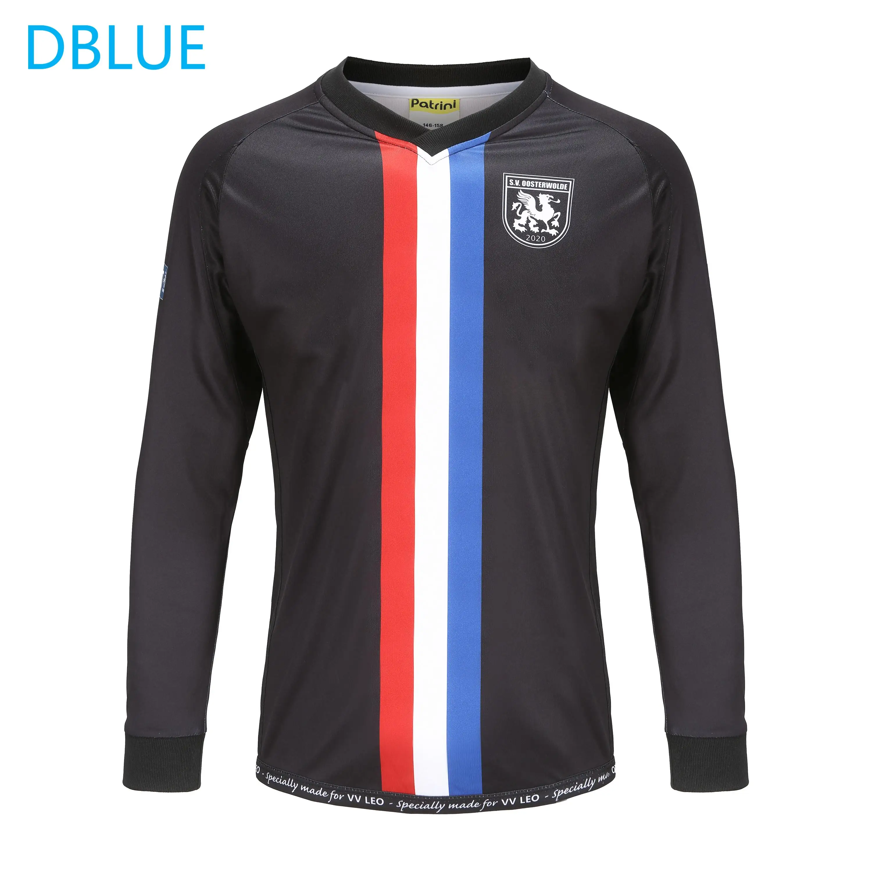 Dblue Autumn And Winter High Quality Soccer Training Tracksuit Custom Polyester Soccer Wear Quick Dry Football Jersey