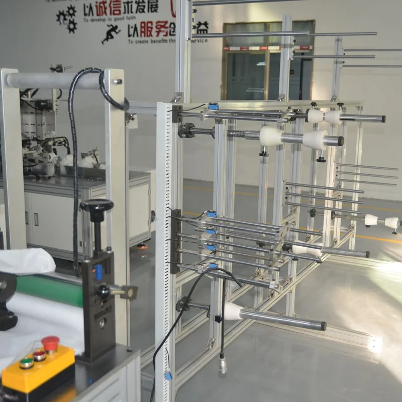 Fully Automatic Head Wear Folding KN95 Mask Making Machine