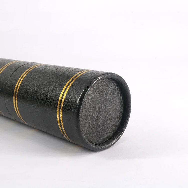 Wholesale Cheap 5*32cm Gold Stamping Leather University Certificate Scroll Holder