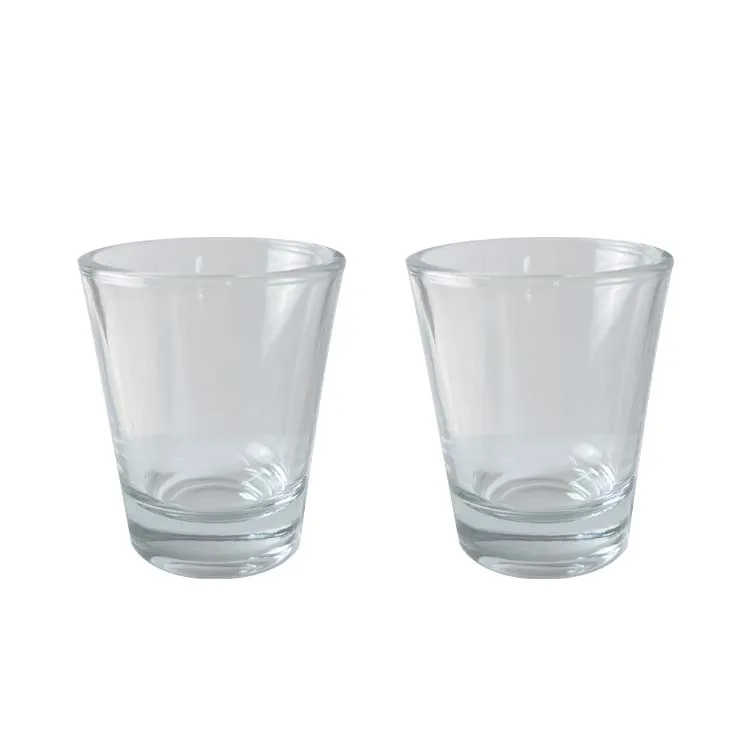 Custom Logo 58ml 2oz Clear Shot Glass Engraved Etched Decal Mini Whiskey Cocktail Tequila Vodka Souvenir Bar Glassware Shots