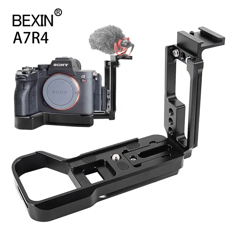 Custom OEM Camera Fast Loading L-Shaped Mount Adapter Tripod Head Quick Release L Plate Board for Sony A7m4 A7R4  A74 SLR Camera