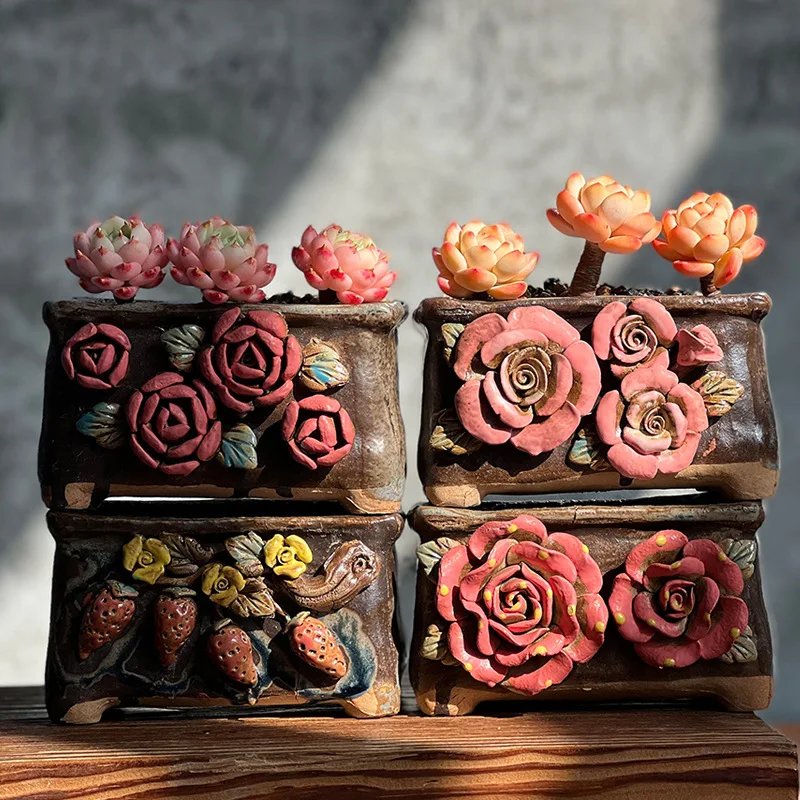 New Products Big Size Of Korean Succulent Pots Home Garden Decoration