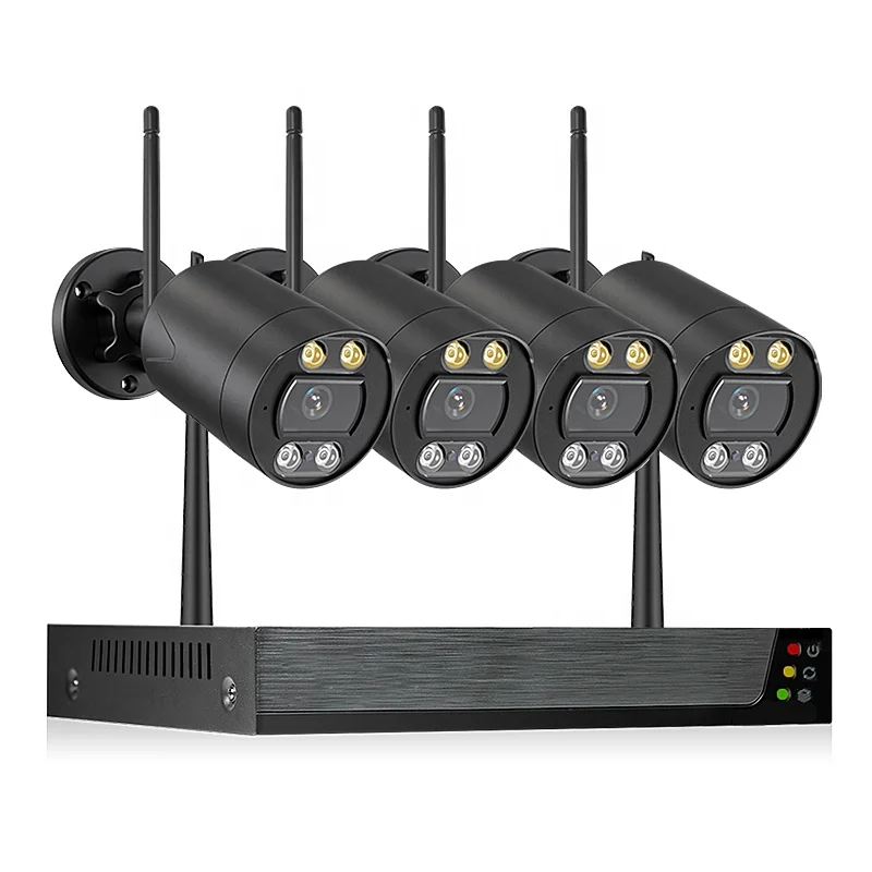 3MP HD Wi-Fi NVR camera set H.265 цилиндрическая камера ночного видения с системой наблюдения управлением через приложение