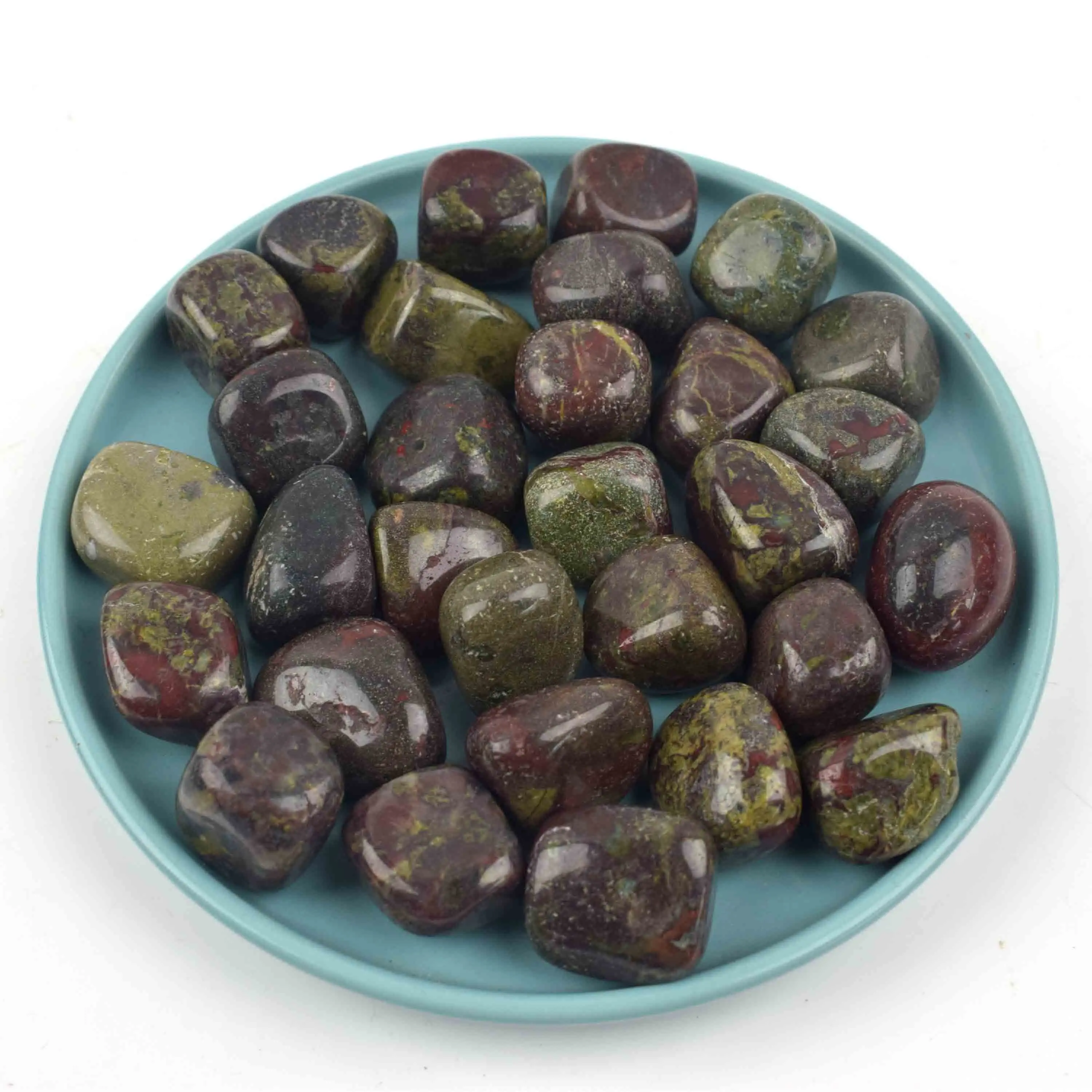 Wholesale Nature Crystals Polished Stones Dragon Blood stone Tumbled Stone For Sale