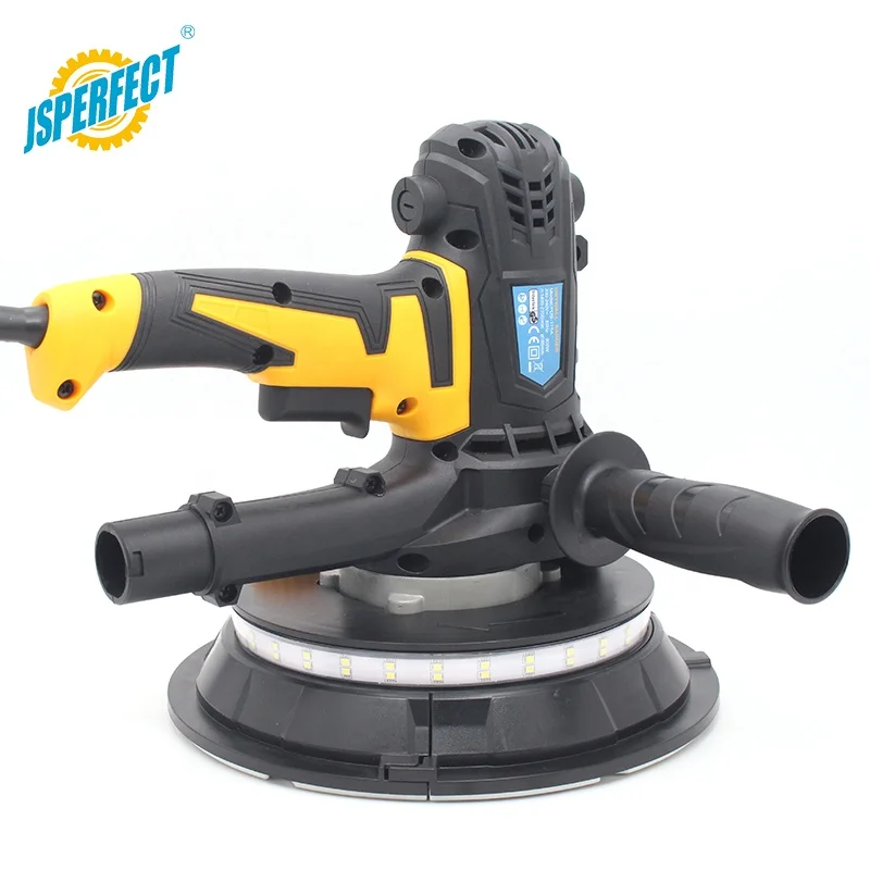 JSPERFECT 7 inch handheld adjust speed drywall polisher machine tool for exporting