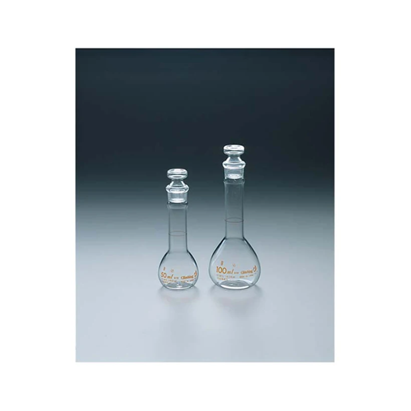 Low form OEM customizable dosing doser flask volumetric with head