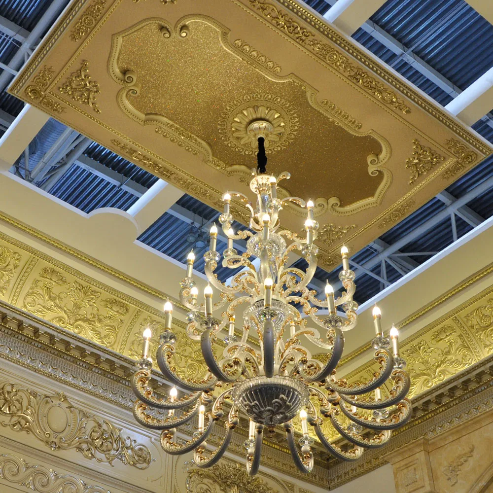 Banruo Plastic Polystyrene Artistic Ceiling Panel Board for Construction Decoration