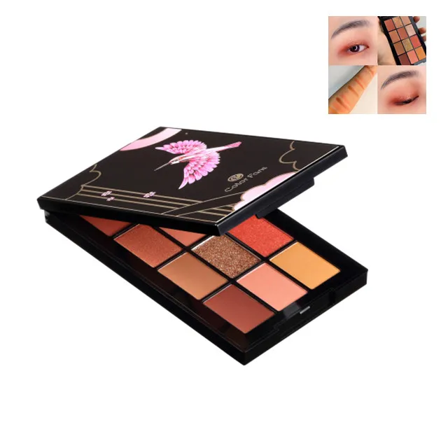 private label eye shadow kit pigmented eye shadow professional shine eyeshadow set  vegan eye shadow