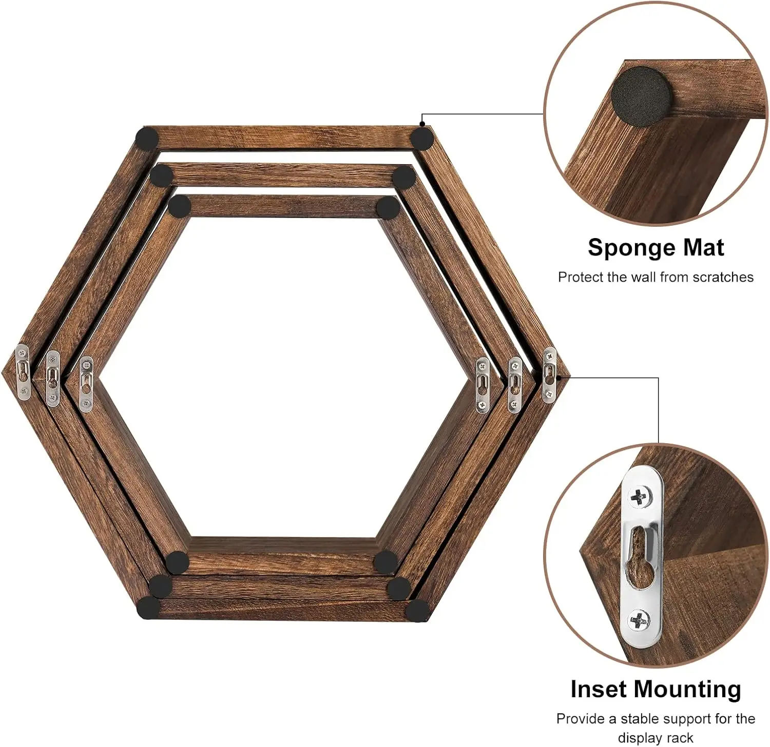 Kitchen Furniture Wood Shelves Wood Shelf Wooden Floating Wall Shelf