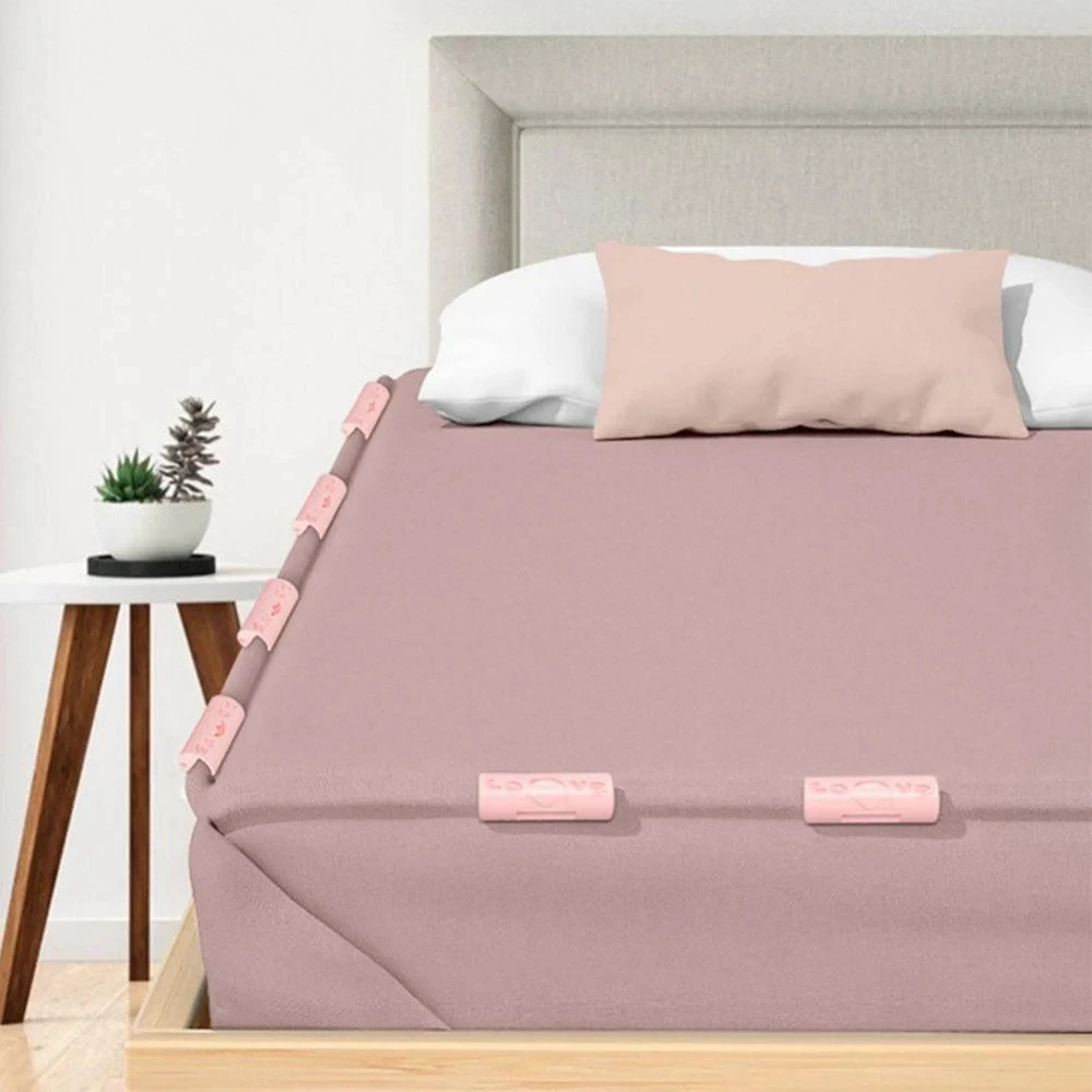 6pcs set Quilt Bedspread Pin Clip Plastic Bed Sheet Clip Bed Sheet Fasteners Clips