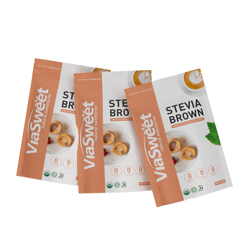 Hot selling low calorie natural sweetener blend stevia brown sugar for coffee