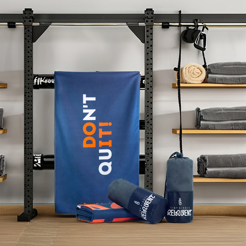 Мягкое быстросохнущее двустороннее замшевое полотенце из микрофибры для йоги и фитнеса