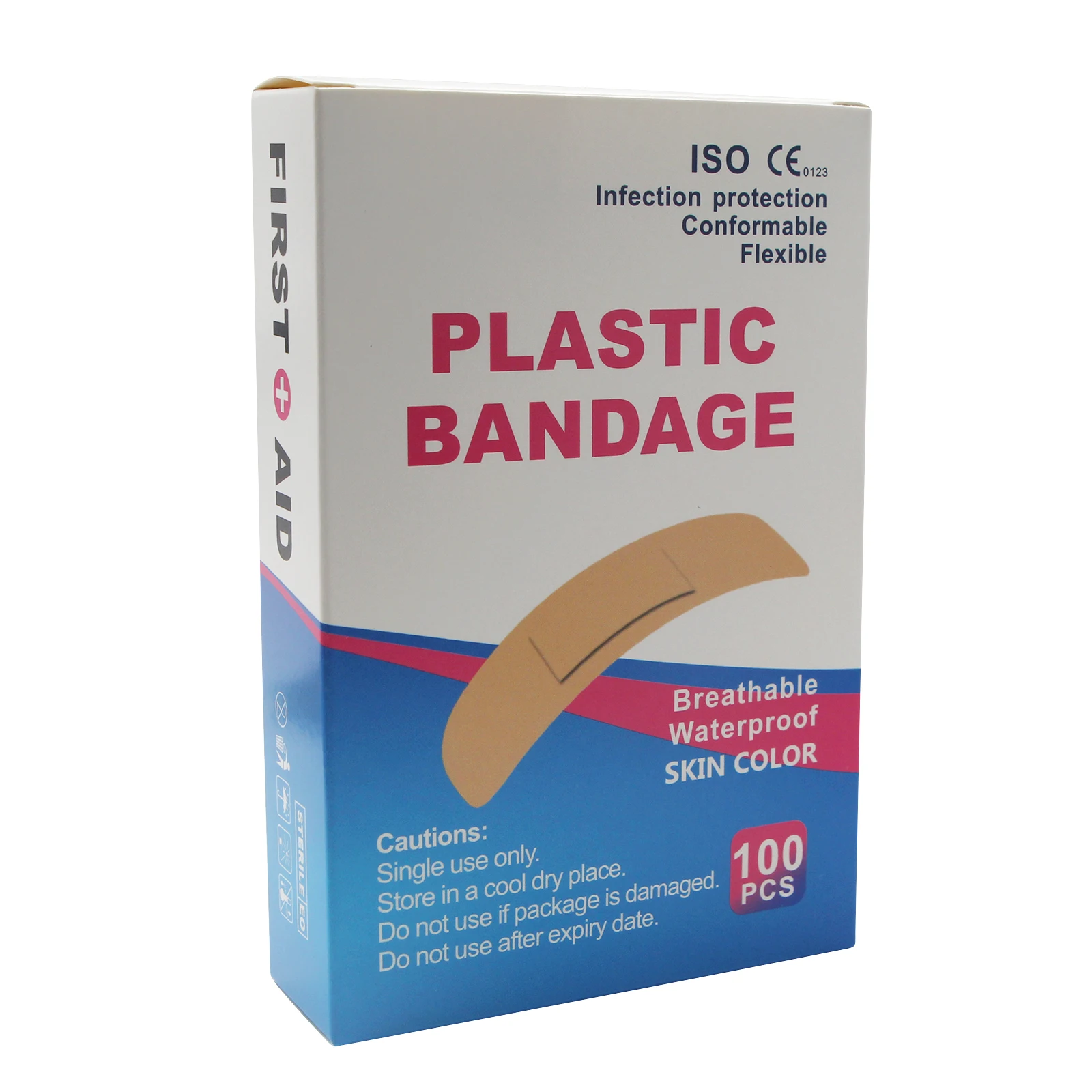 Hot-selling Waterproof and Customizable Band-Aids Plastic Bandages Protect Wound Band-Aids
