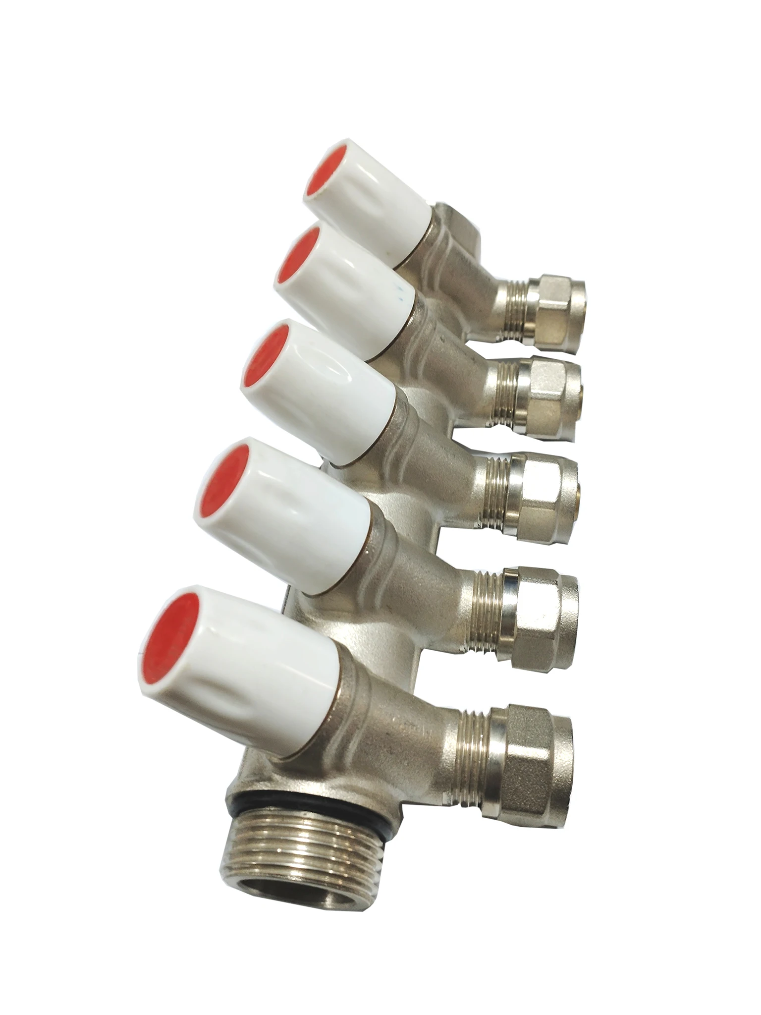 Separate Brass Pex Tubing water Distribution Manifolds  For Underfloor Heating System 3/4' 1' HVAC