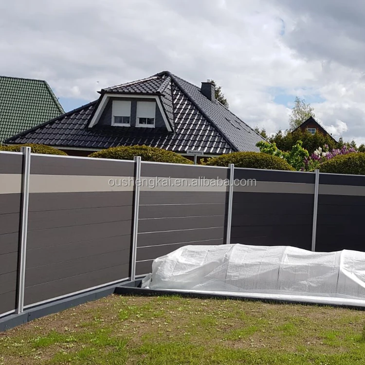 privacy fencing house decorative wood plastic composite panel wpc fence