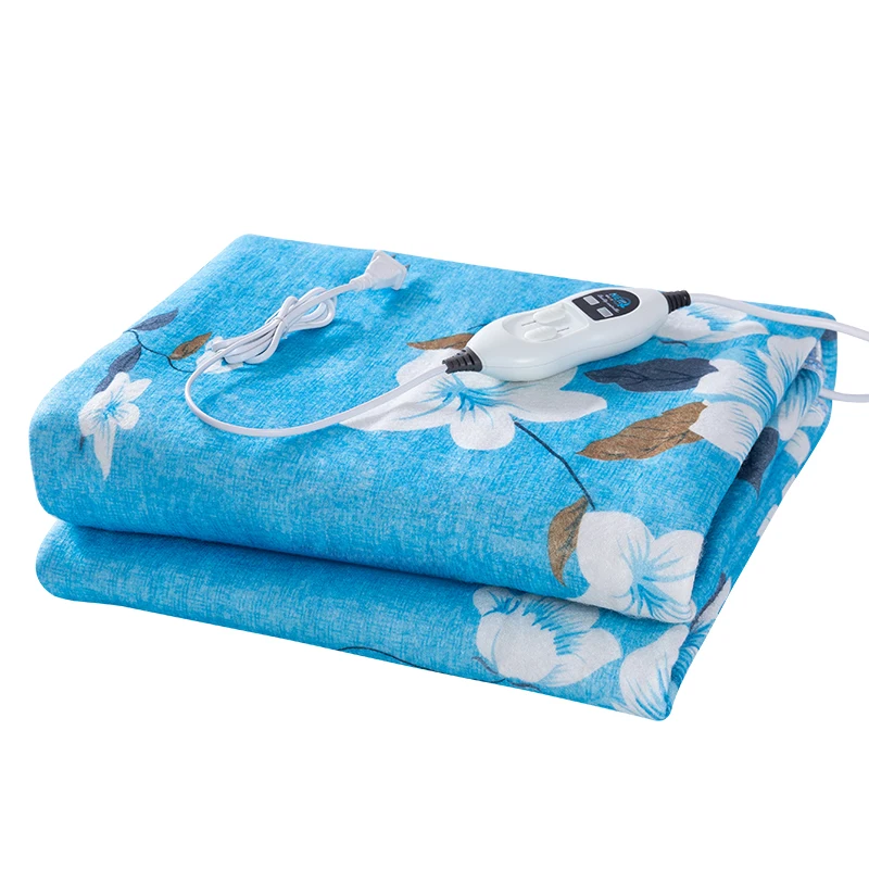 2022 Дешевое оптовая продажа хорошее качество 110 В 220 52*63 дюйма очень мягкое и уютное электрическое одеяло для односпальной кровати зимы ЕС