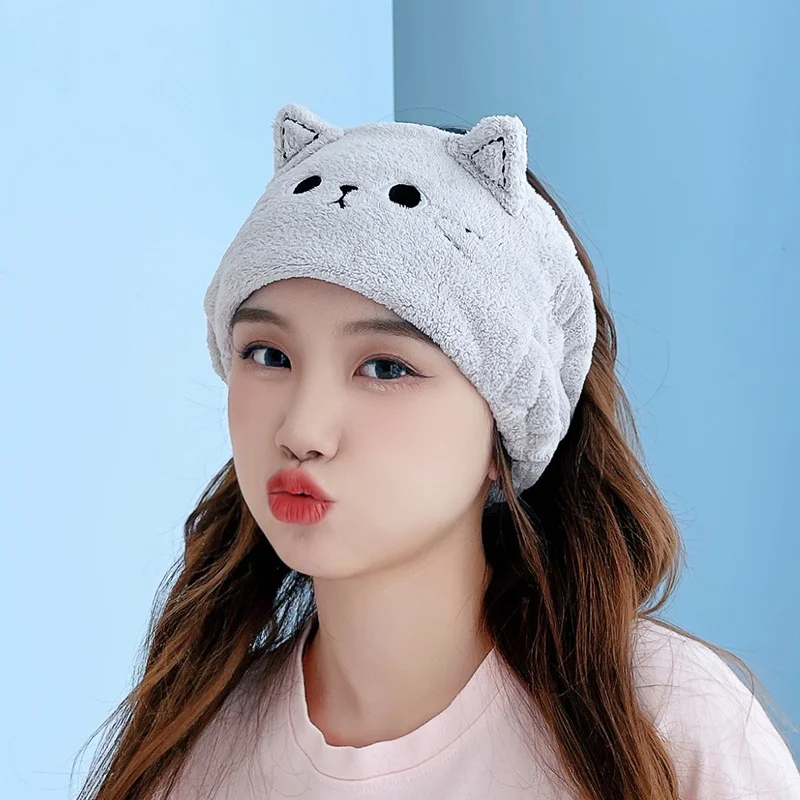 Аксессуары для волос корейские повязки для волос для мытья лица мягкие теплые повязки для волос из кораллового флиса для женщин и девочек тюрбан модные аксессуары для волос