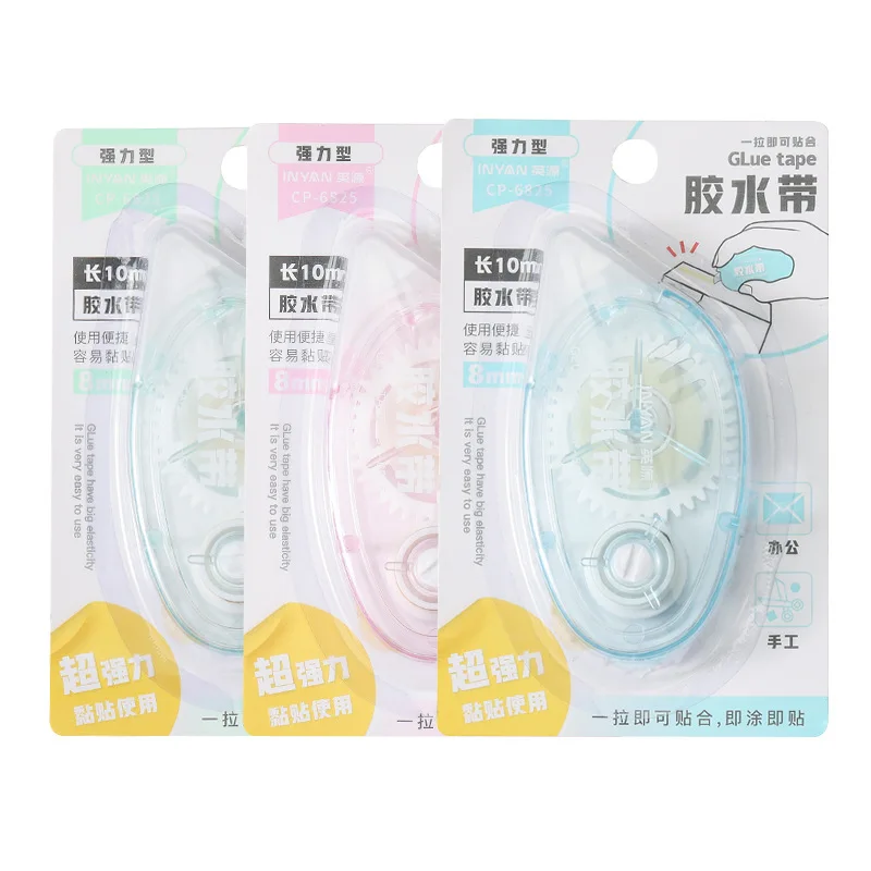 Custom Double sided glue tape roll, scrapbook tape, super Adhesive glue tape roller Runner for Crafts and Arts Projects 10M*8mm