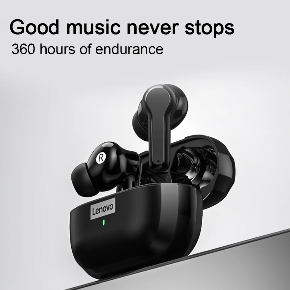 Lenovo LP1S TWS Waterproof Sports Headphones Touch Control gaming Headsets In -ear Wireless Earphone With Microphong