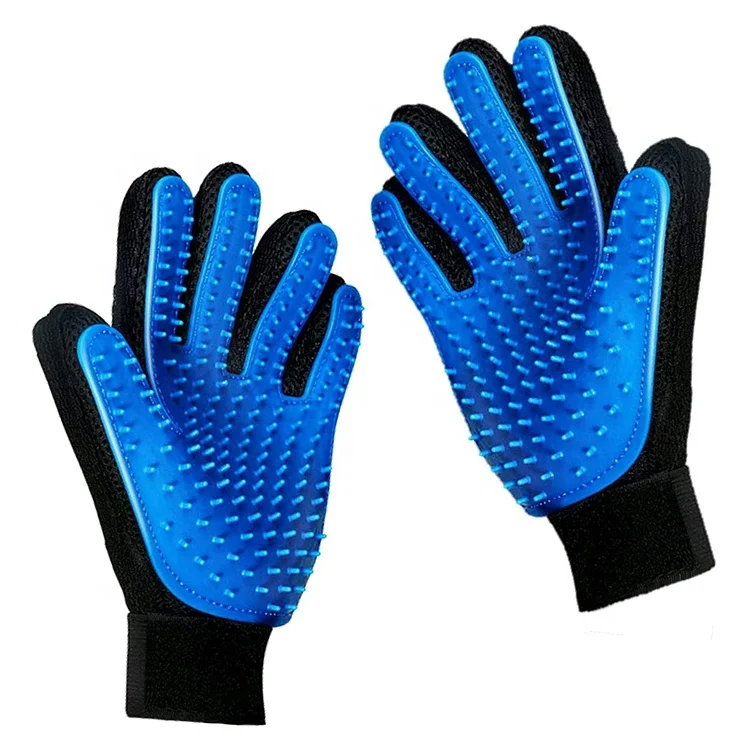 
Deshedding Shedding Fur Hair Remover Silicone Dog Cat Grooming Massage Gloves Pet Shower Glove Pet Grooming Glove Brush 
