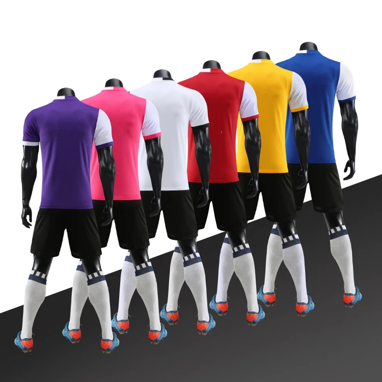 100% Polyester European Size Football Training Uniform International Soccer Jerseys Uniform