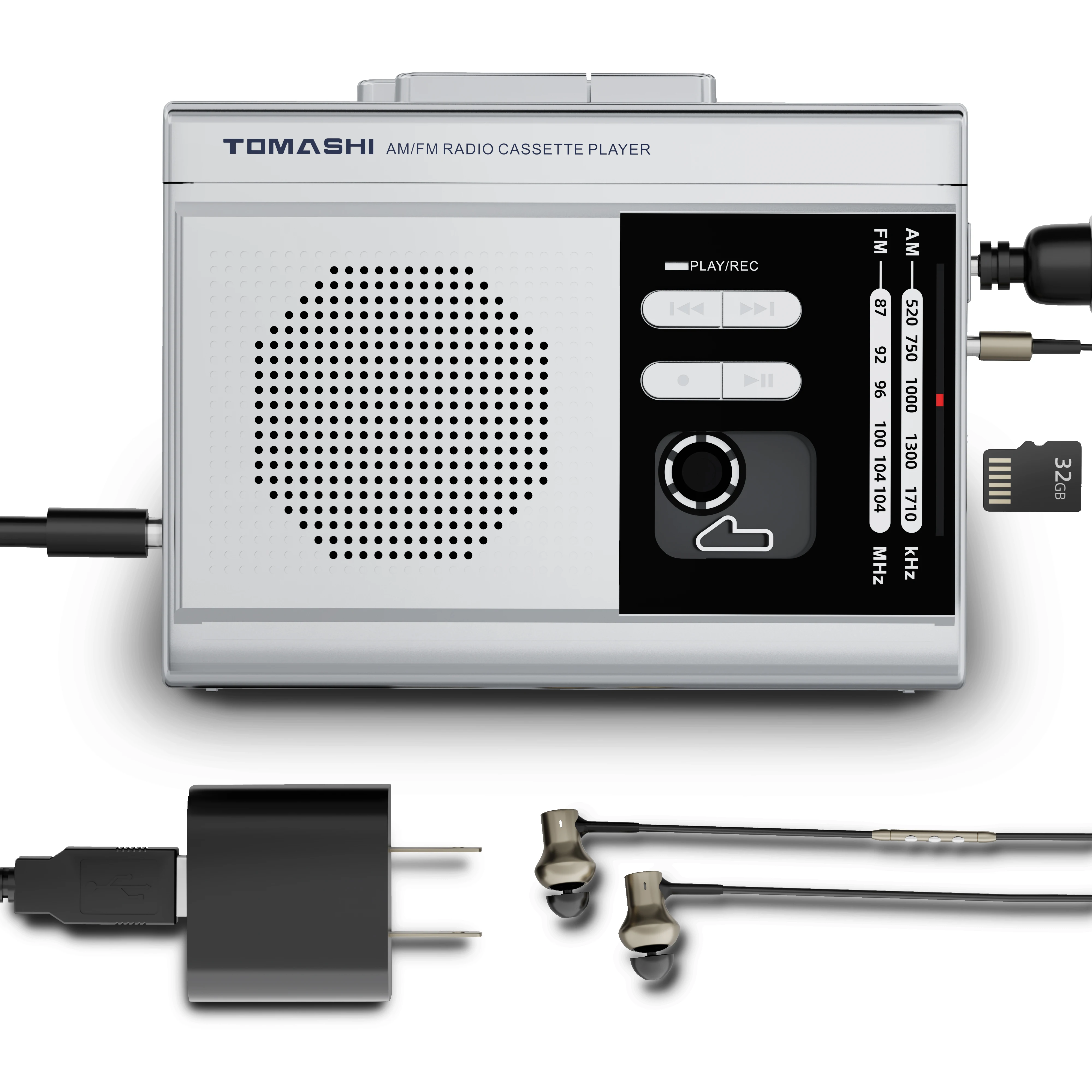 Прямая поставка с завода винтажный портативный музыкальный плеер Walkman MP3-плеер поддержкой Tf-карты Am Fm-радио Кассетный
