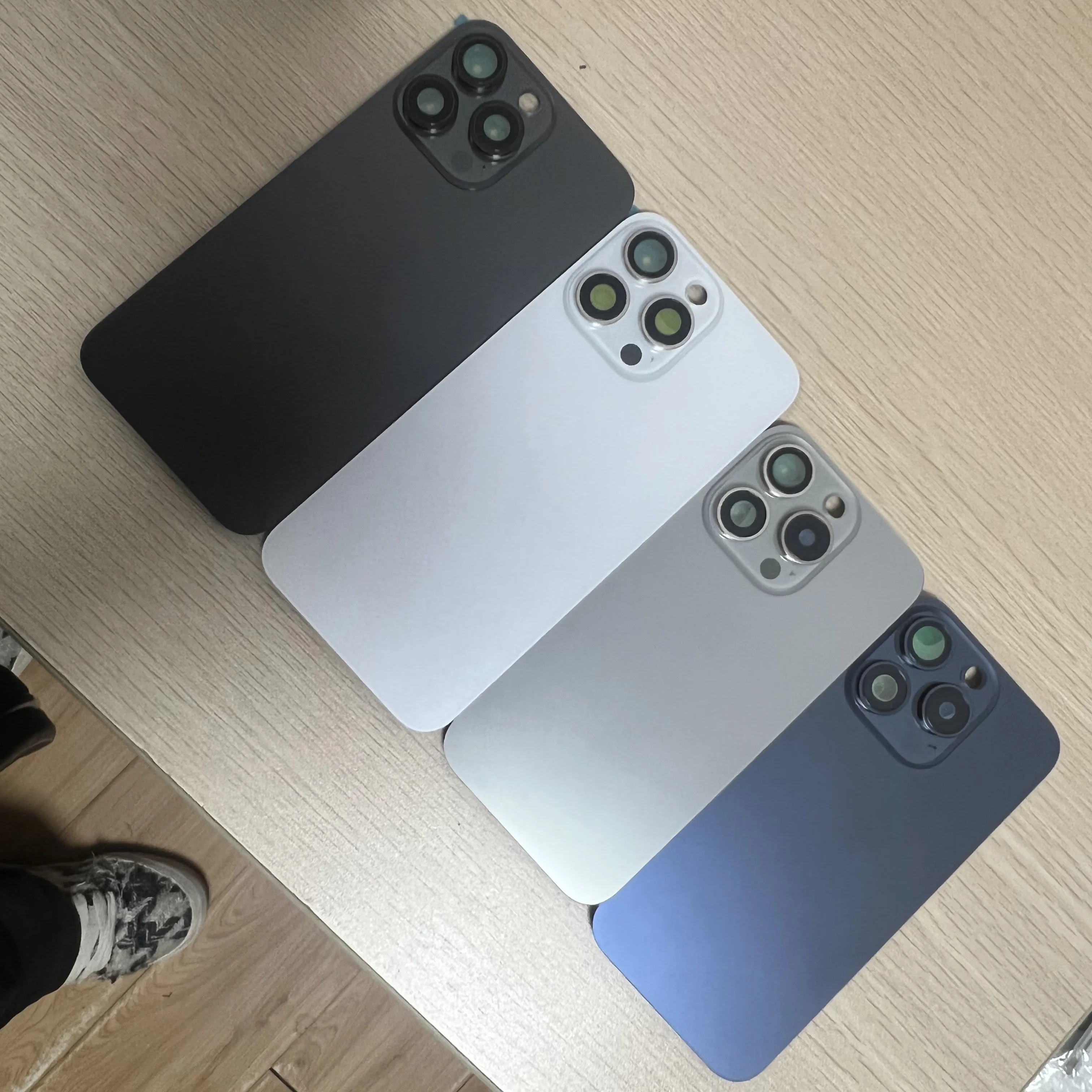 Top quality With Frame Metal magnetic For iphone 16 Pro Max 15 Plus 14 Back Glass Plate Magnet Ring