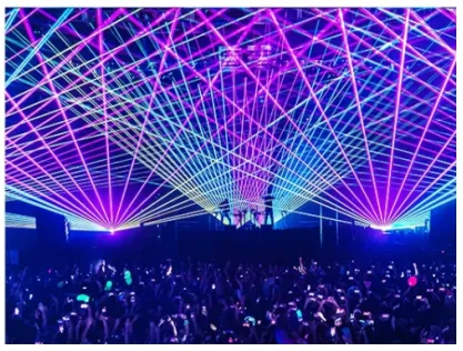 New Design 2W Multifunctional Led Laser Light Professional Stage Lights Disco Lights