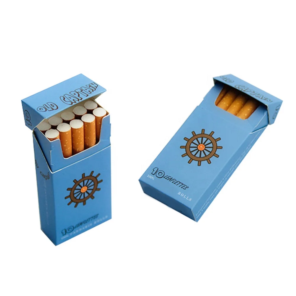 20 Pack cigarette packaging custom luxury pre roll case empty cigarette boxes