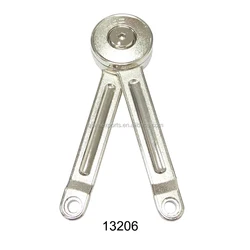 Arbitrary stops cabinet hinge with steel beads 13206