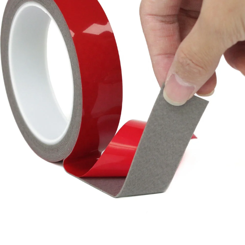 2- Recyclable Heavy Duty Mounting Grey Color Waterproof Double Sided Acrylic Foam Vehicle Self Adhesive Tape