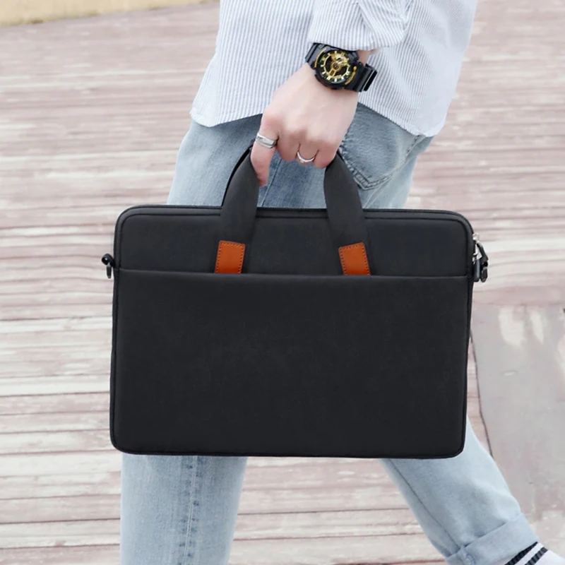 oem china wholesale protective 13.3 14 16.5 INCH Waterproof business computer bag laptop case with Shock-absorbing airbag