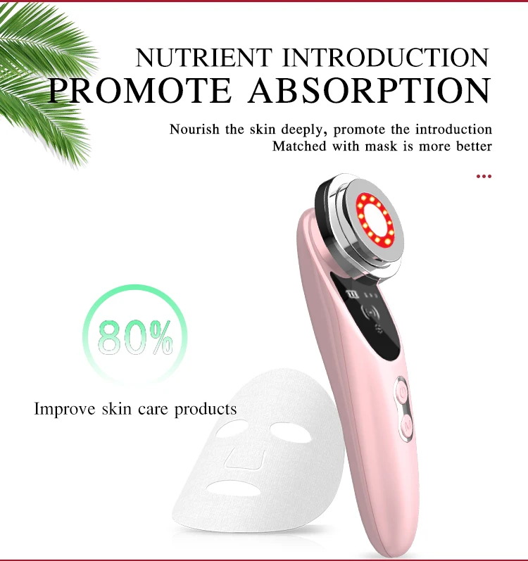 Red-Light-Therapy-for-Face and Neck Red Light Therapy Wand 3Color Led Facial Massager Skin Tightening FaceLift Wrinkle whitening