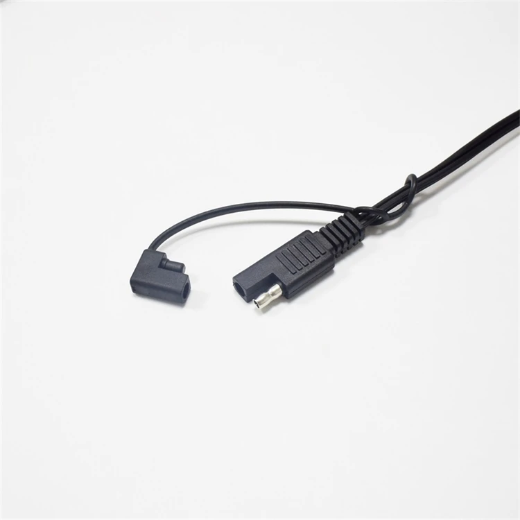 Автомобильное зарядное устройство 18AWG переходник для зарядного устройства мотоцикла удлинитель европейского Din-Scoket-35cm