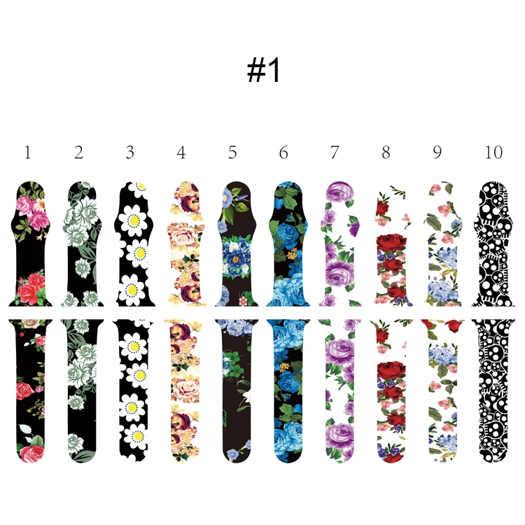 
3D Printing Designed Fashion Watchbands For Apple Watch 38/40/42/44mm Diy Band For Iwatch Series 1/2/3/4/5 