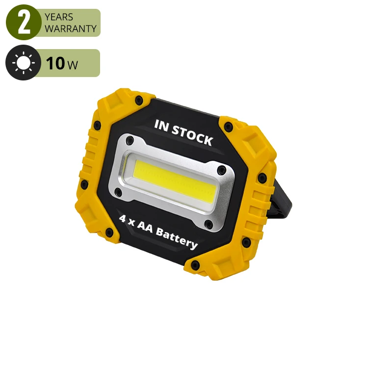 New waterproof quake proof with Stand removable AA Battery Cordless 10W Portable flexible temporary COB LED Work Working Light