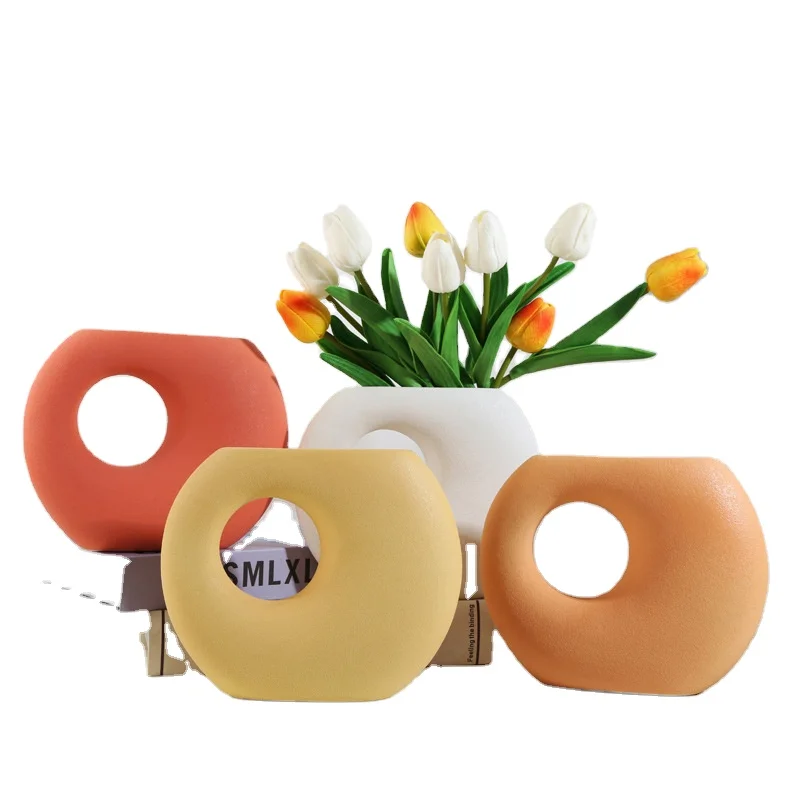 Creative floor flower pot ceramic home decoration incense seat potted plant diy craft making ornaments Ceramic vase